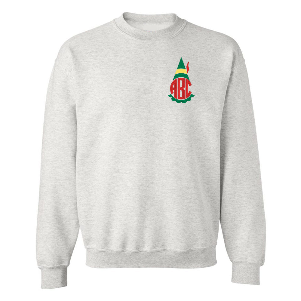 Monogrammed Elf Crewneck Sweatshirt - United Monograms