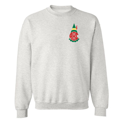 Monogrammed Elf Crewneck Sweatshirt - United Monograms