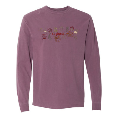 Monogrammed 'Fall Coziness' Embroidered Long Sleeve - United Monograms