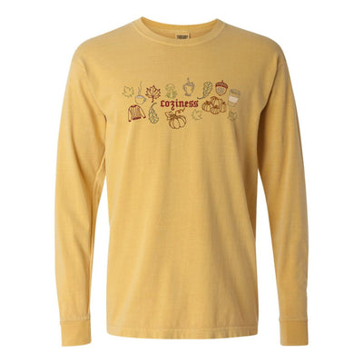 Monogrammed 'Fall Coziness' Embroidered Long Sleeve - United Monograms