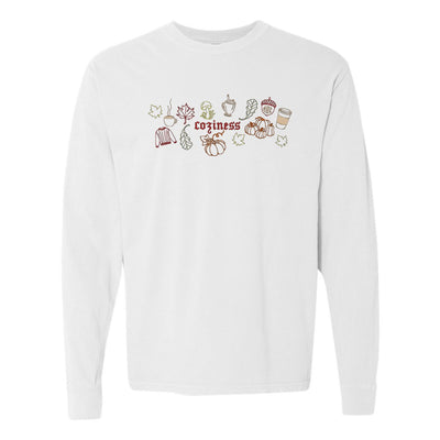 Monogrammed 'Fall Coziness' Embroidered Long Sleeve - United Monograms