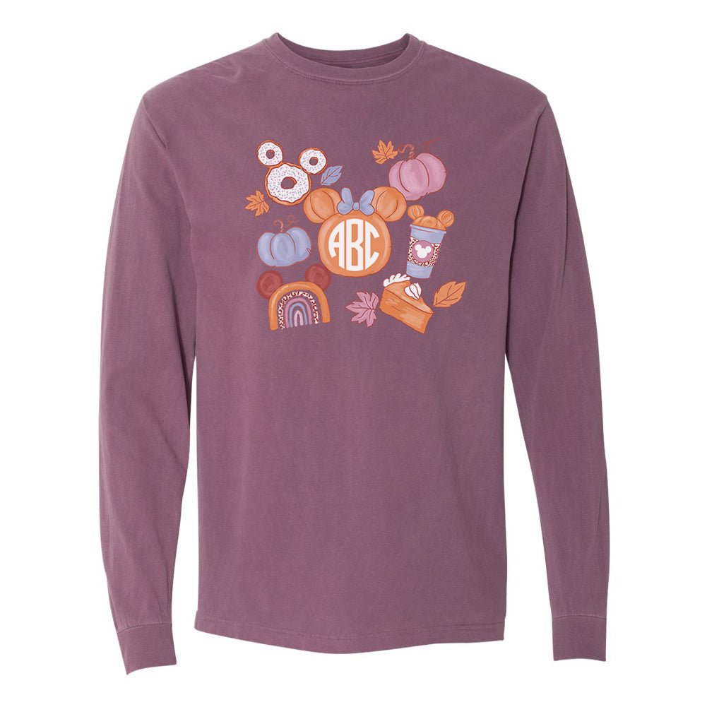 Monogrammed 'Fall Magic' Long Sleeve T-Shirt - United Monograms