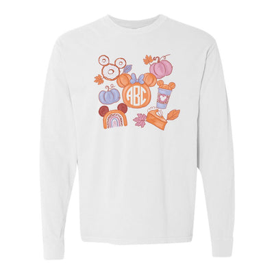 Monogrammed 'Fall Magic' Long Sleeve T-Shirt - United Monograms