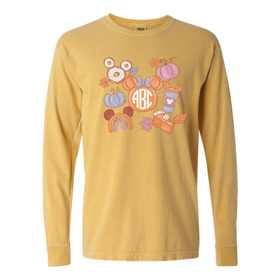 Monogrammed 'Fall Magic' Long Sleeve T-Shirt - United Monograms