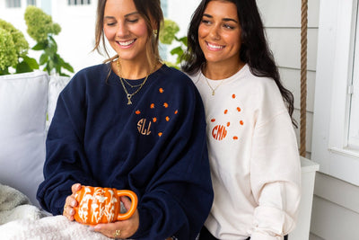 Monogrammed 'Falling for Pumpkins' Crewneck Sweatshirt - United Monograms