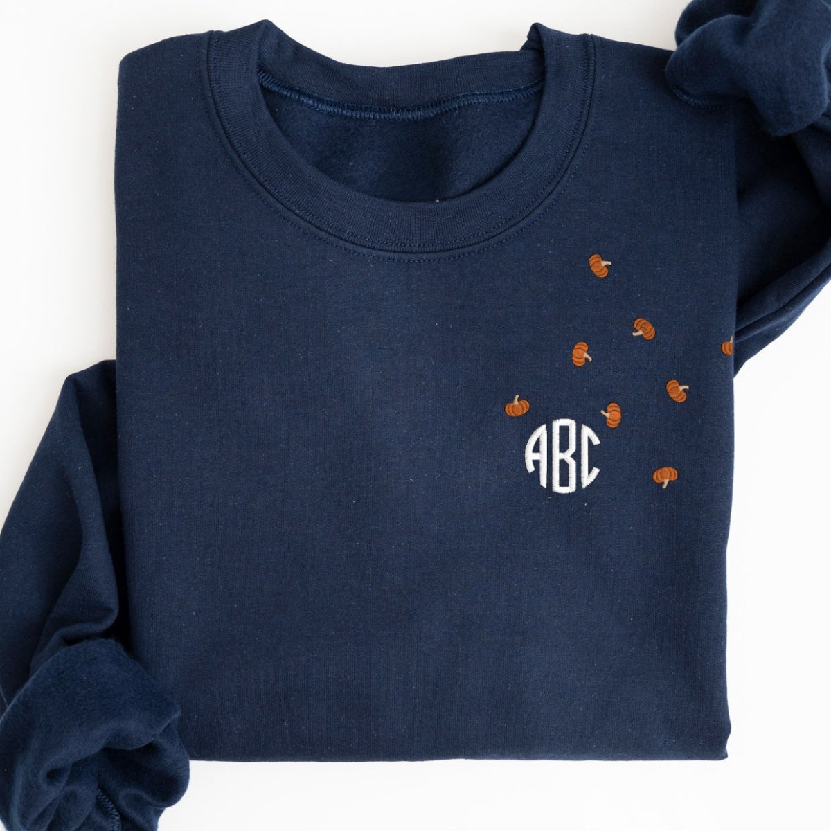 Monogrammed 'Falling for Pumpkins' Crewneck Sweatshirt - United Monograms