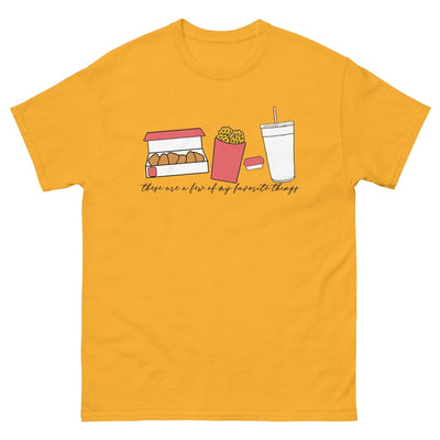 Monogrammed 'Favorite Things' Fast Food Basic T-Shirt - United Monograms