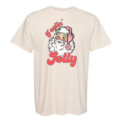 Monogrammed 'Feelin' Jolly' Santa T-Shirt - United Monograms