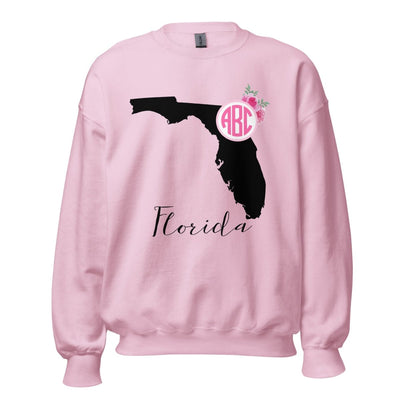 Monogrammed 'Florida State Pride' Crewneck Sweatshirt - United Monograms