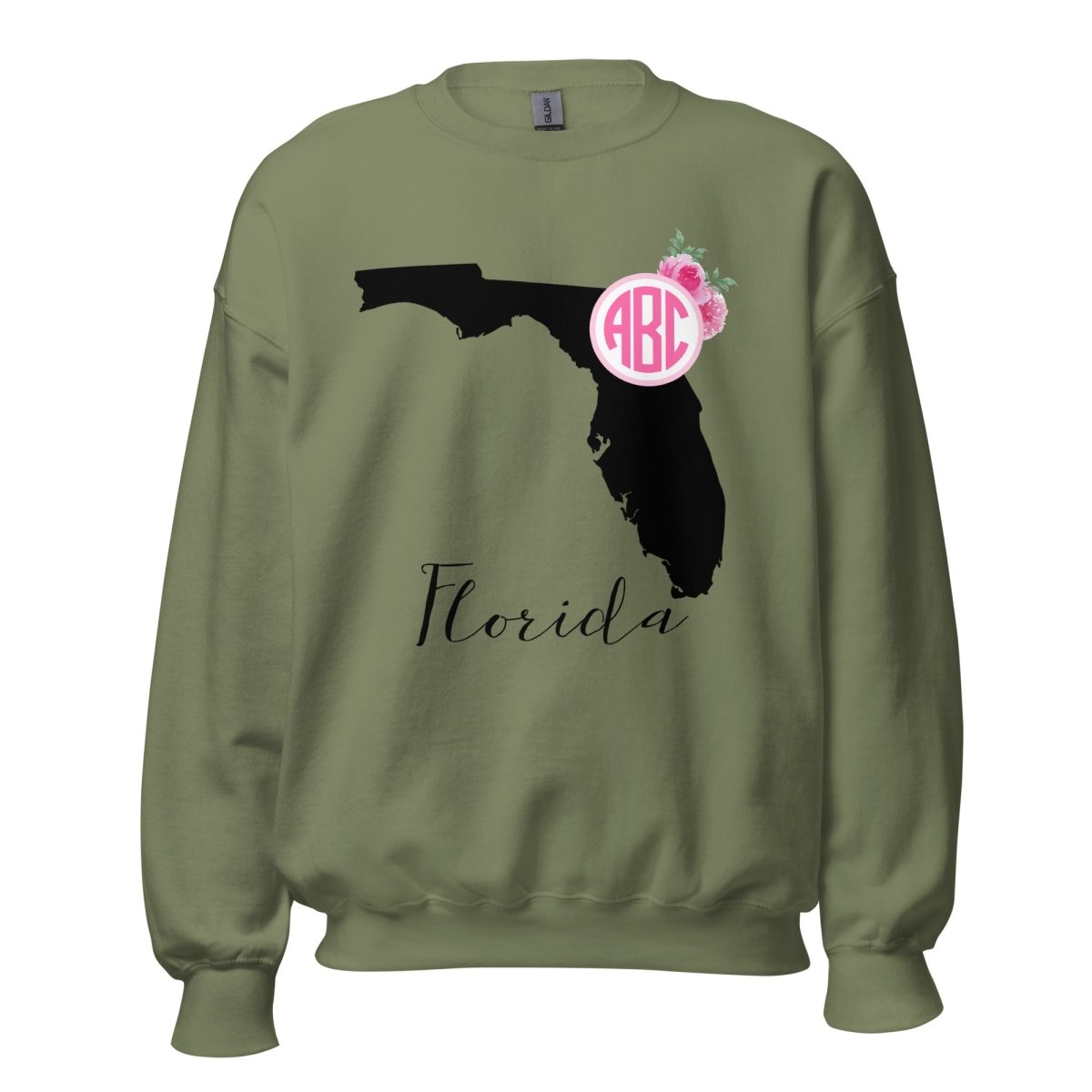 Monogrammed 'Florida State Pride' Crewneck Sweatshirt - United Monograms