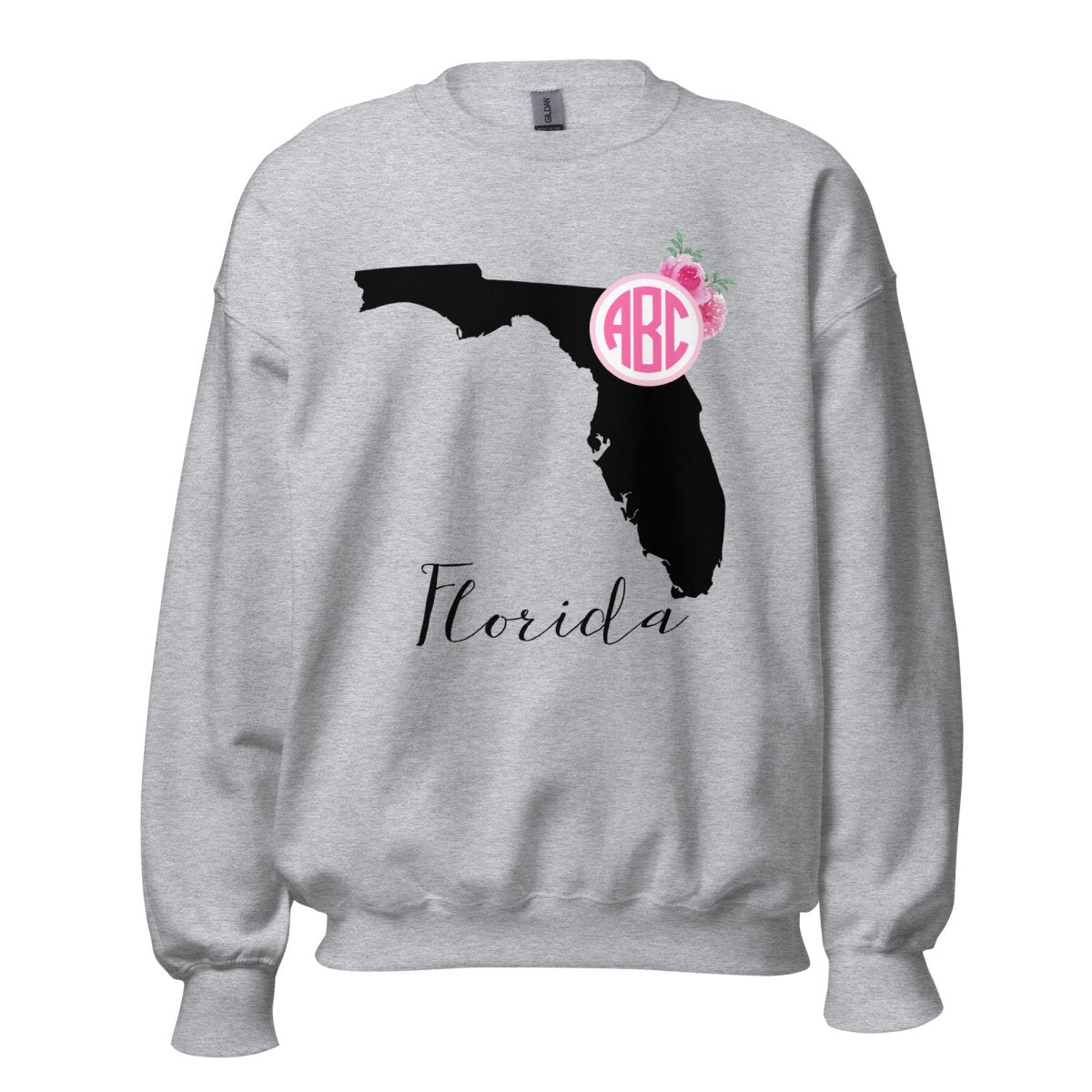 Monogrammed 'Florida State Pride' Crewneck Sweatshirt - United Monograms