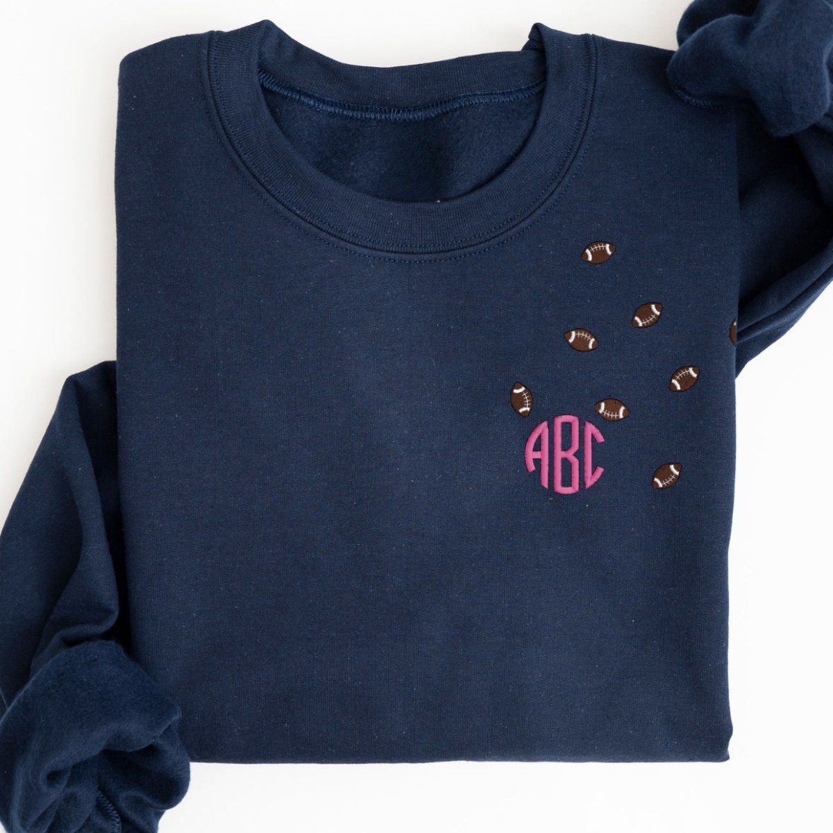 Monogrammed 'Football Fever' Team Crewneck Sweatshirt - United Monograms