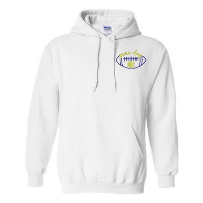 Monogrammed Football Game Day Hoodie - United Monograms