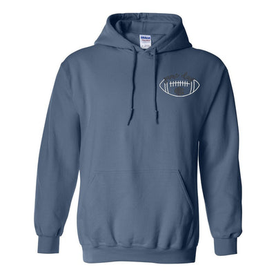 Monogrammed Football Game Day Hoodie - United Monograms