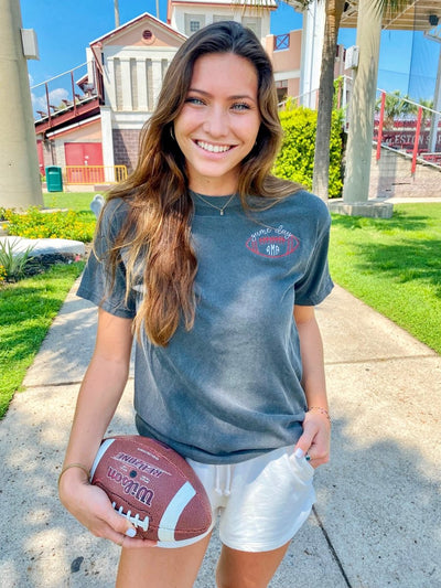 Monogrammed Football Game Day T-Shirt - United Monograms