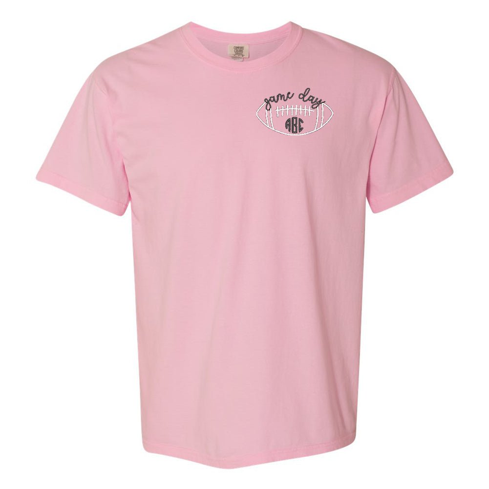 Monogrammed Football Game Day T-Shirt - United Monograms