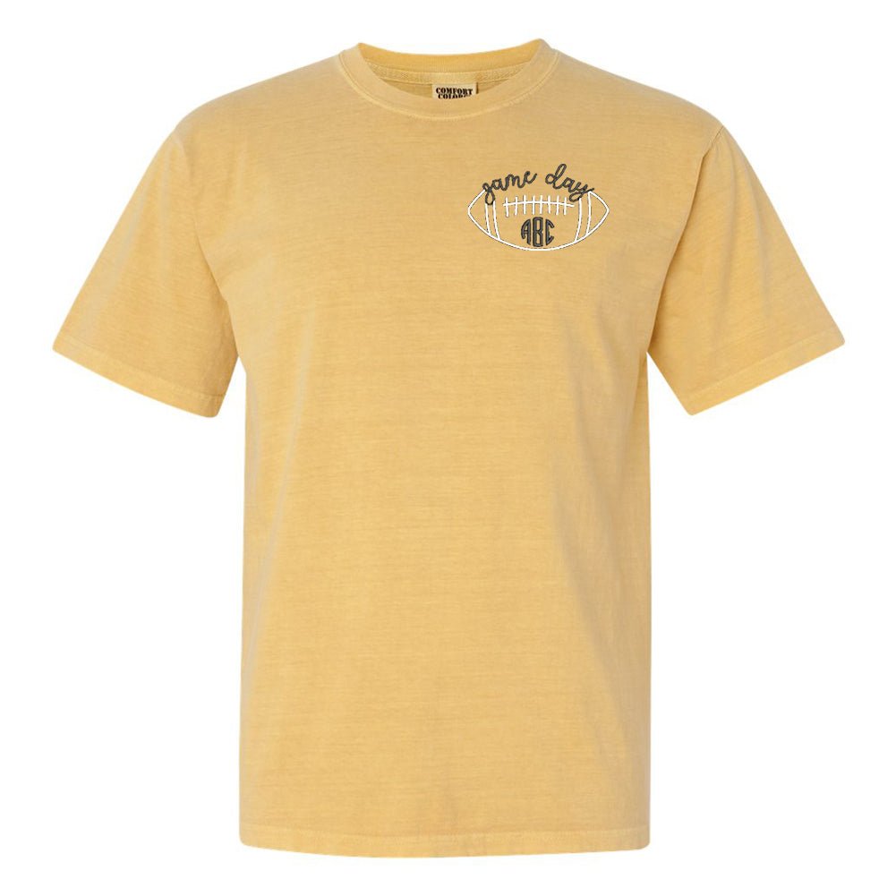 Monogrammed Football Game Day T-Shirt - United Monograms
