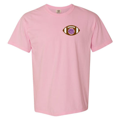 Monogrammed Football T-Shirt - United Monograms