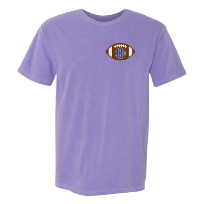 Monogrammed Football T-Shirt - United Monograms