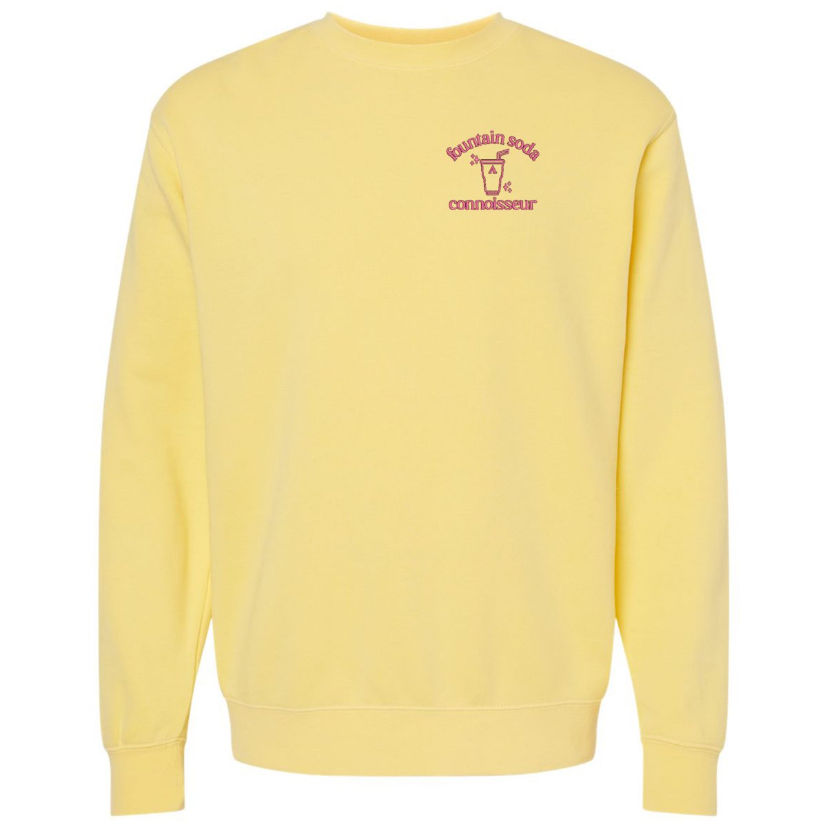 Monogrammed 'Fountain Soda Connoisseur' Cozy Crew - United Monograms