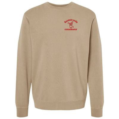 Monogrammed 'Fountain Soda Connoisseur' Cozy Crew - United Monograms