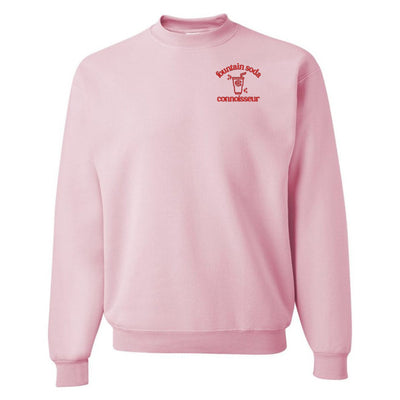 Monogrammed 'Fountain Soda Connoisseur' Crewneck Sweatshirt - United Monograms