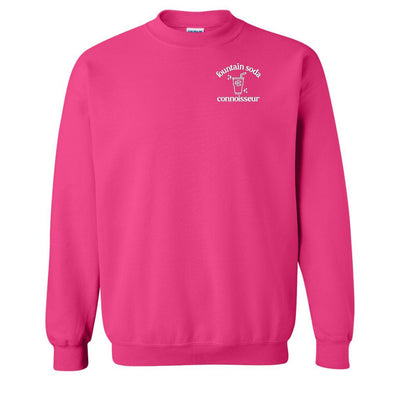 Monogrammed 'Fountain Soda Connoisseur' Crewneck Sweatshirt - United Monograms