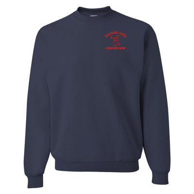 Monogrammed 'Fountain Soda Connoisseur' Crewneck Sweatshirt - United Monograms