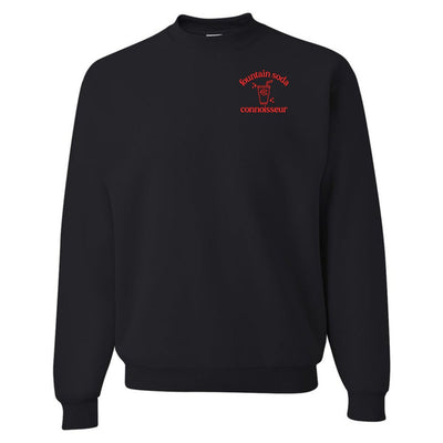 Monogrammed 'Fountain Soda Connoisseur' Crewneck Sweatshirt - United Monograms