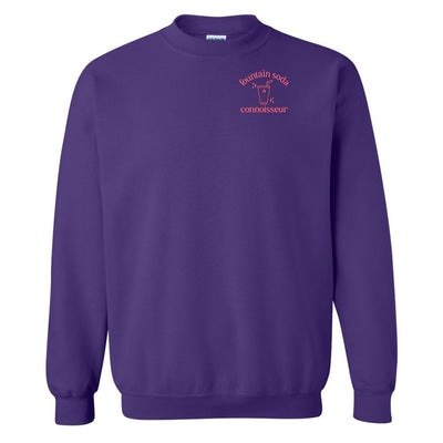 Monogrammed 'Fountain Soda Connoisseur' Crewneck Sweatshirt - United Monograms