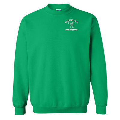 Monogrammed 'Fountain Soda Connoisseur' Crewneck Sweatshirt - United Monograms