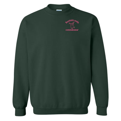 Monogrammed 'Fountain Soda Connoisseur' Crewneck Sweatshirt - United Monograms