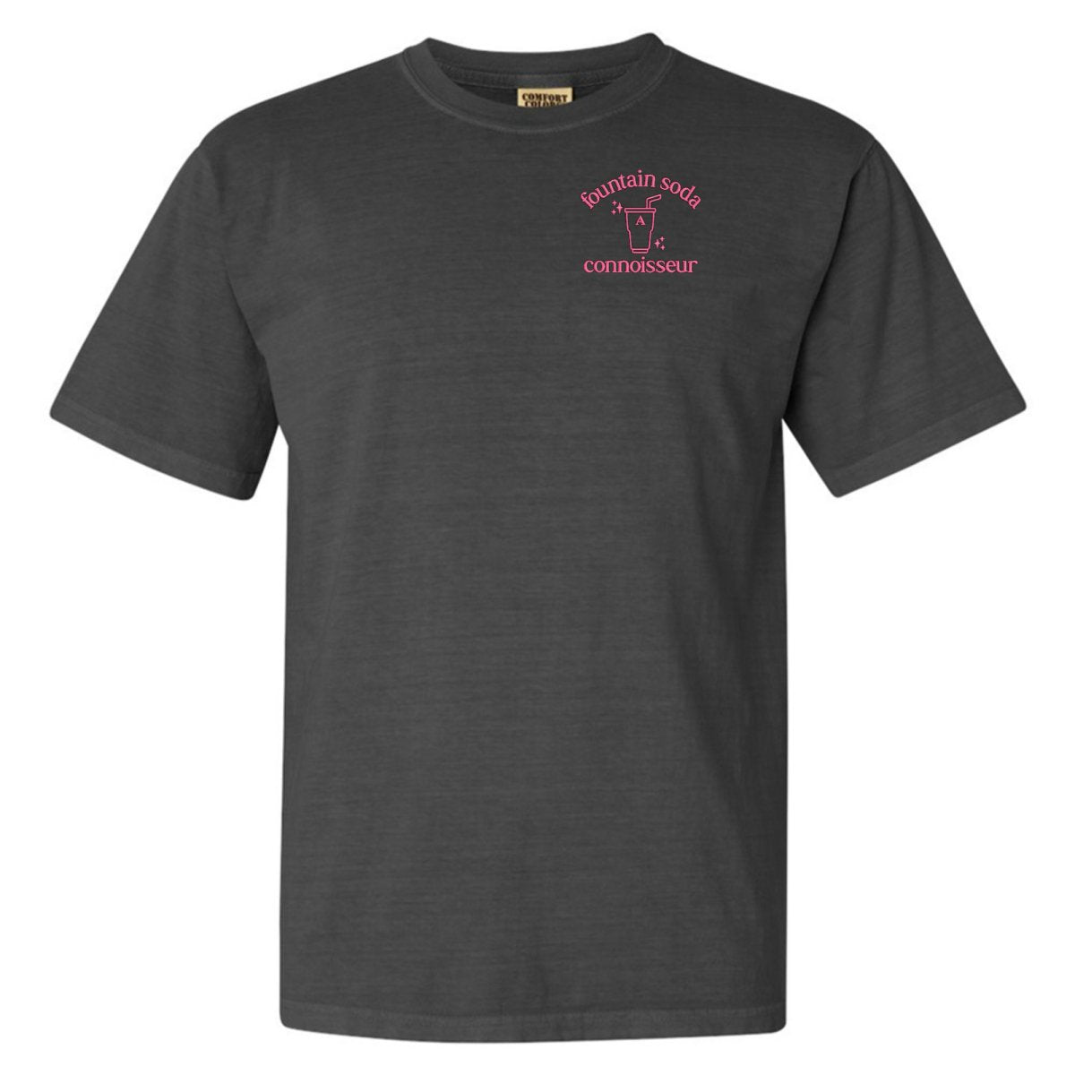 Monogrammed 'Fountain Soda Connoisseur' T-Shirt - United Monograms