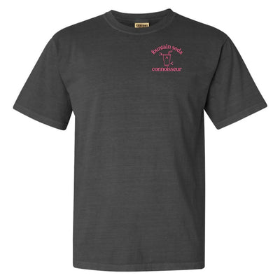 Monogrammed 'Fountain Soda Connoisseur' T-Shirt - United Monograms