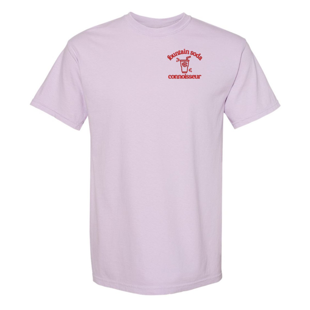 Monogrammed 'Fountain Soda Connoisseur' T-Shirt - United Monograms