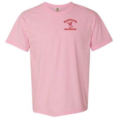 Monogrammed 'Fountain Soda Connoisseur' T-Shirt - United Monograms