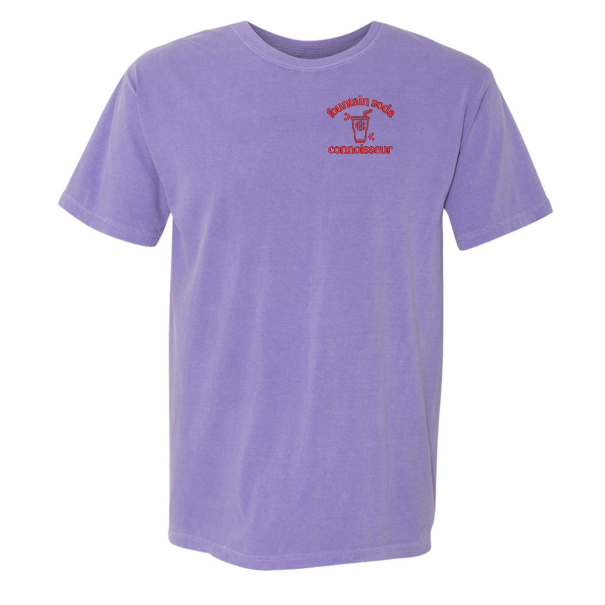 Monogrammed 'Fountain Soda Connoisseur' T-Shirt - United Monograms