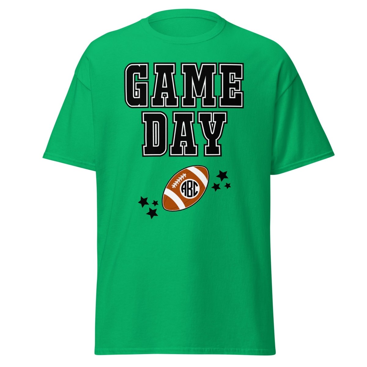 Monogrammed 'Game Day' Basic T - Shirt - United Monograms