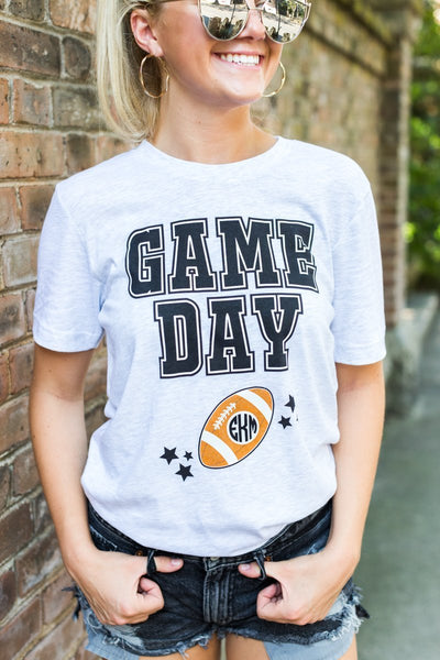 Monogrammed 'Game Day' Premium T-Shirt - United Monograms