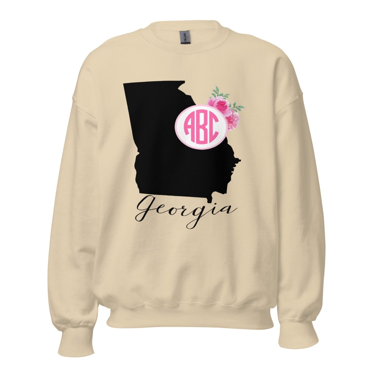 Monogrammed 'Georgia State Pride' Crewneck Sweatshirt - United Monograms