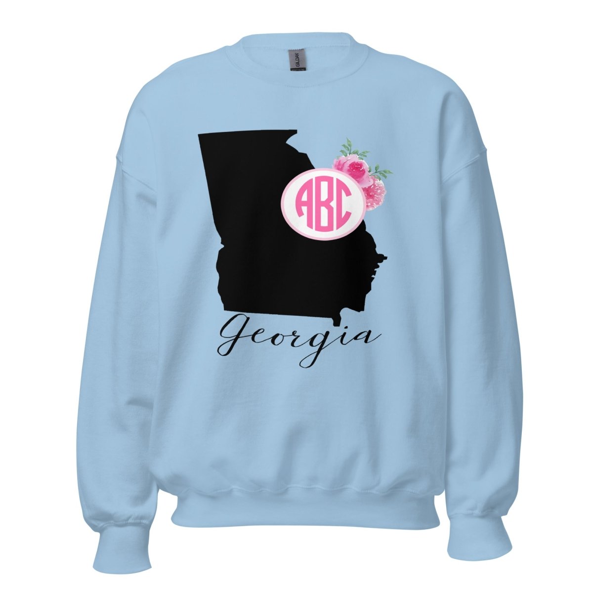 Monogrammed 'Georgia State Pride' Crewneck Sweatshirt - United Monograms