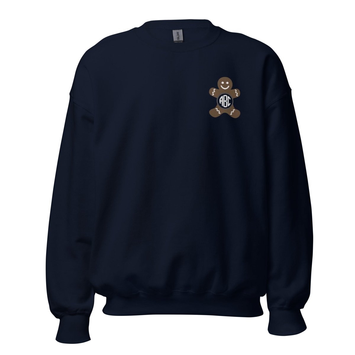 Monogrammed Gingerbread Man Crewneck Sweatshirt - United Monograms