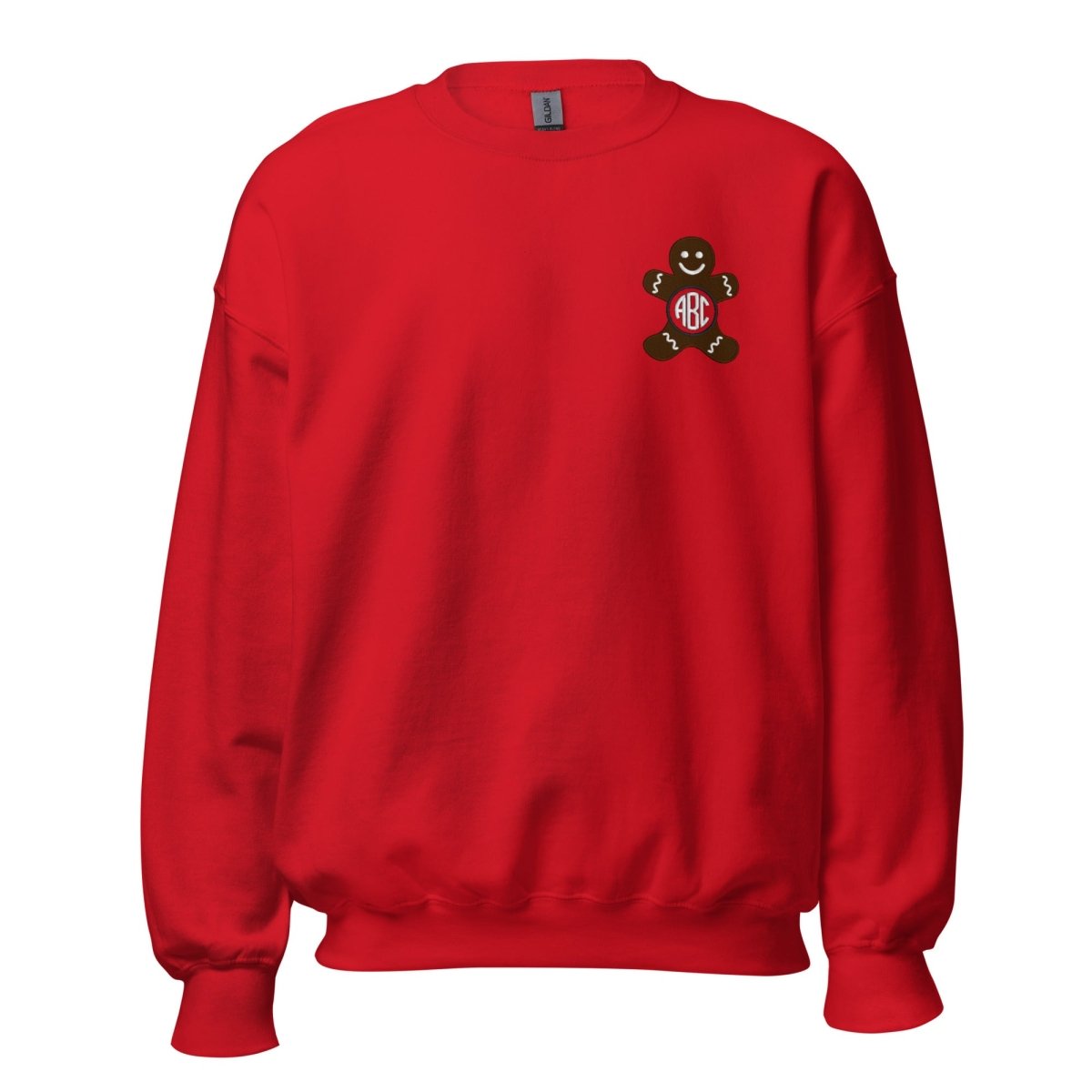 Monogrammed Gingerbread Man Crewneck Sweatshirt - United Monograms