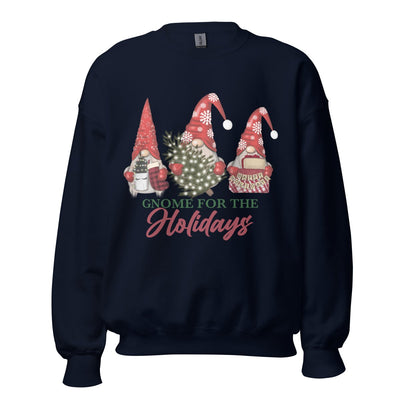 Monogrammed 'Gnome For The Holidays' Crewneck Sweatshirt - United Monograms