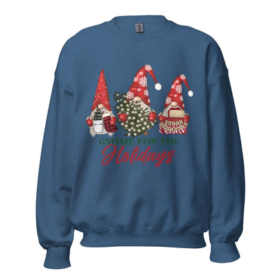 Monogrammed 'Gnome For The Holidays' Crewneck Sweatshirt - United Monograms
