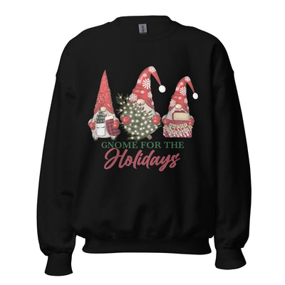 Monogrammed 'Gnome For The Holidays' Crewneck Sweatshirt - United Monograms