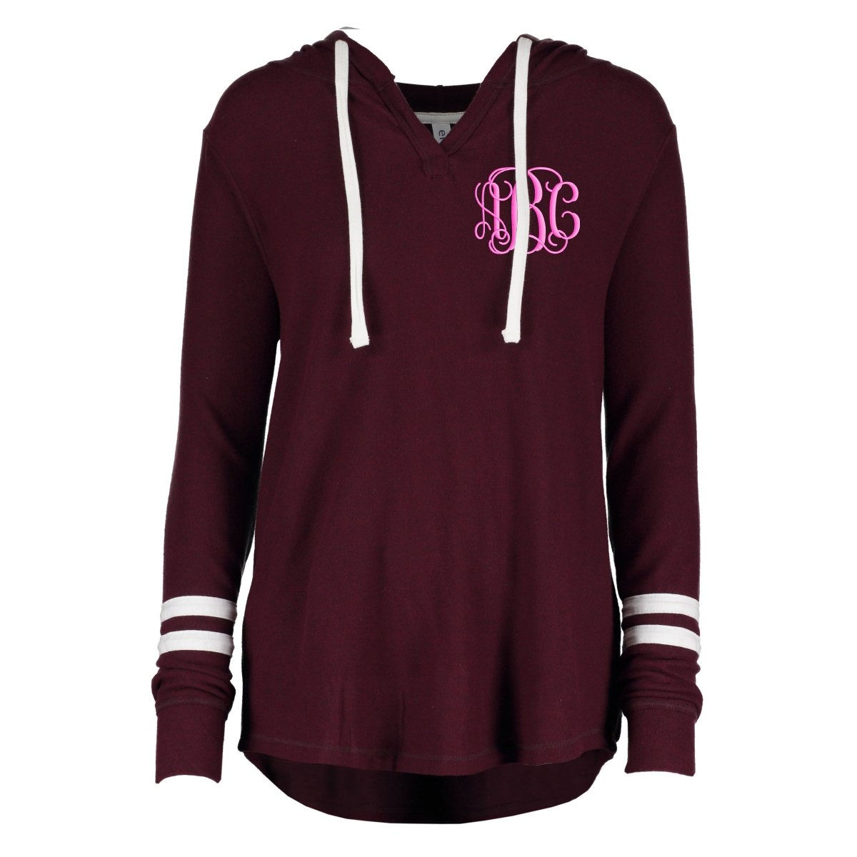 Monogrammed Hacci Hoodie - United Monograms