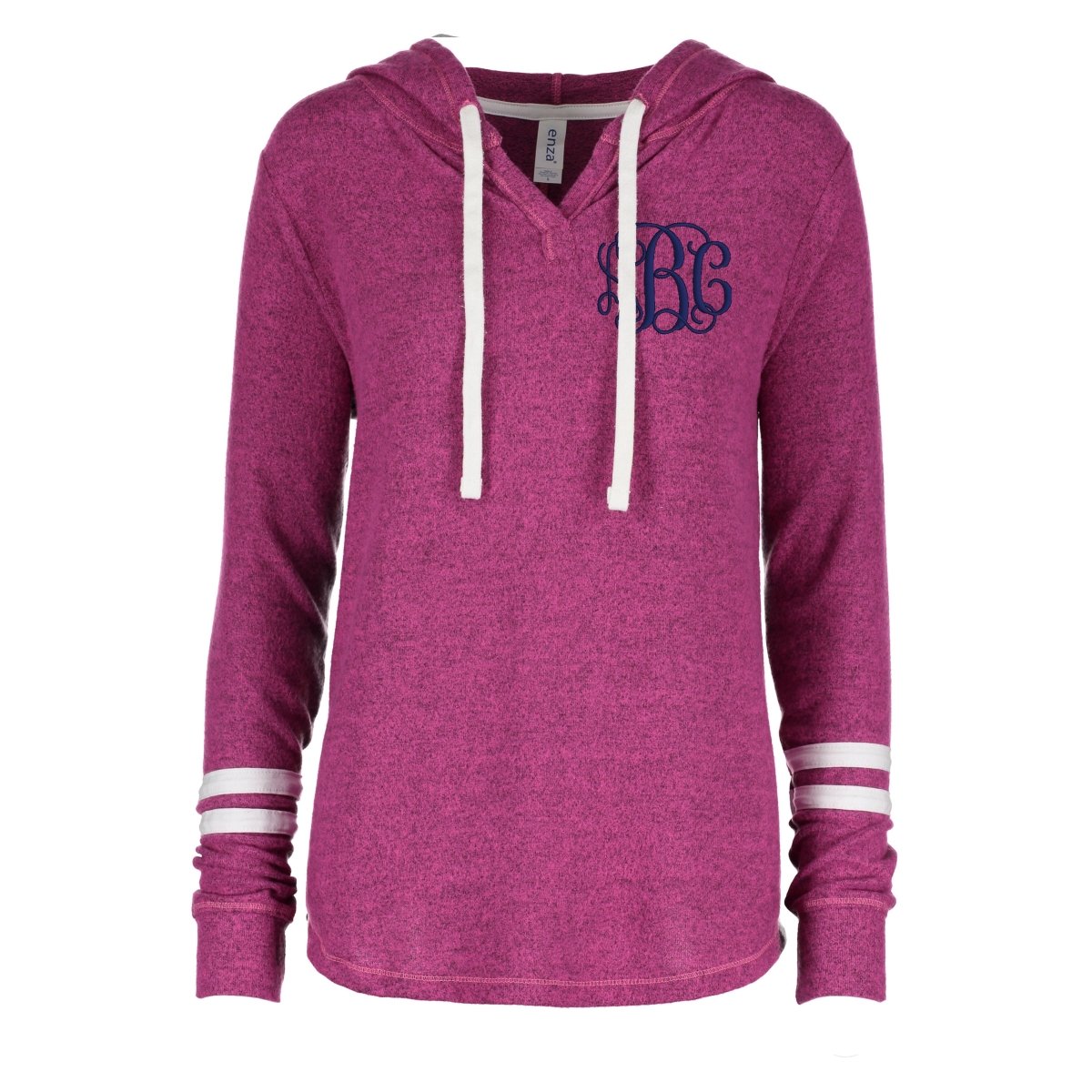 Monogrammed Hacci Hoodie - United Monograms