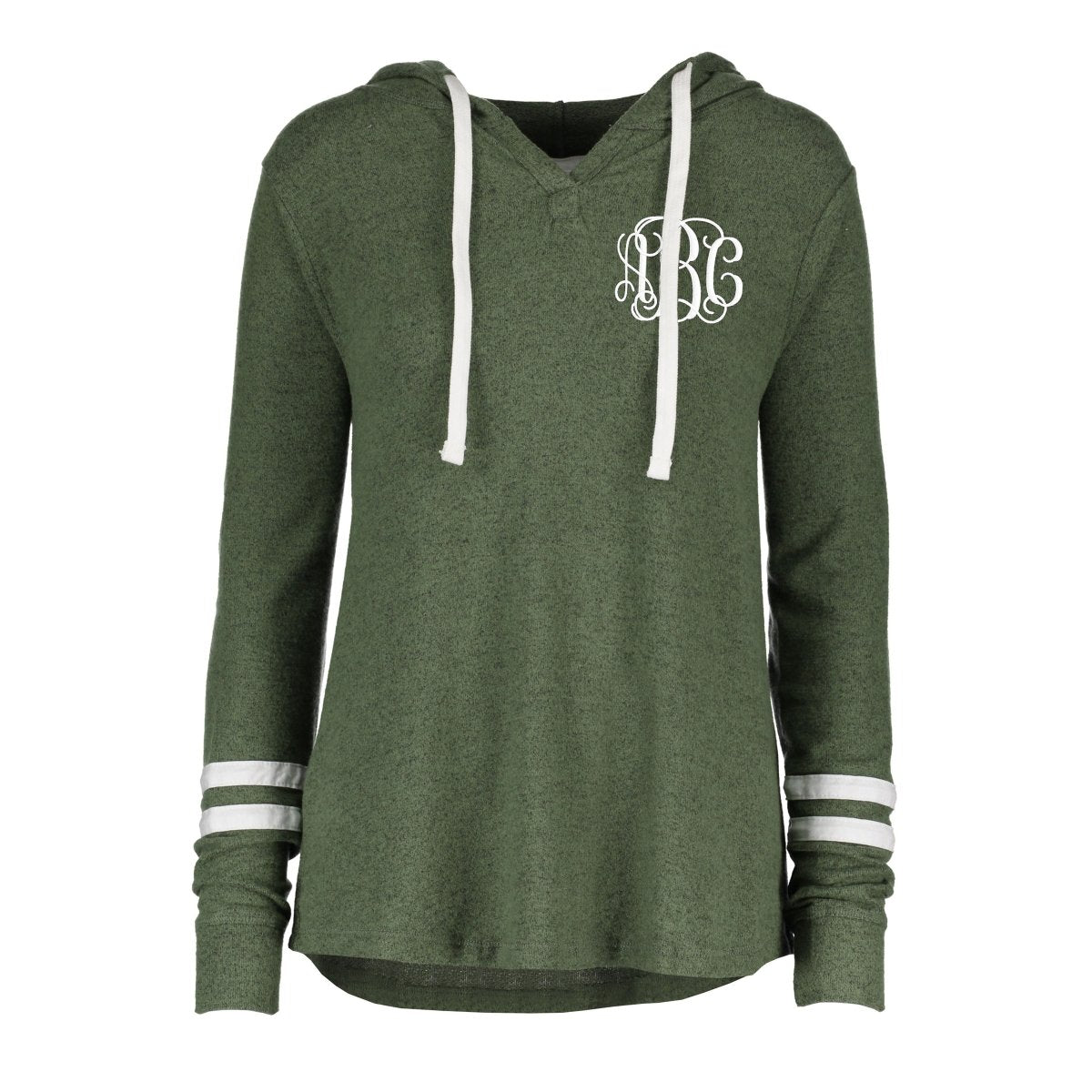Monogrammed Hacci Hoodie - United Monograms