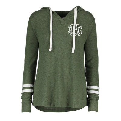 Monogrammed Hacci Hoodie - United Monograms